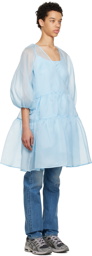 Cecilie Bahnsen Blue Mirabelle Midi Dress