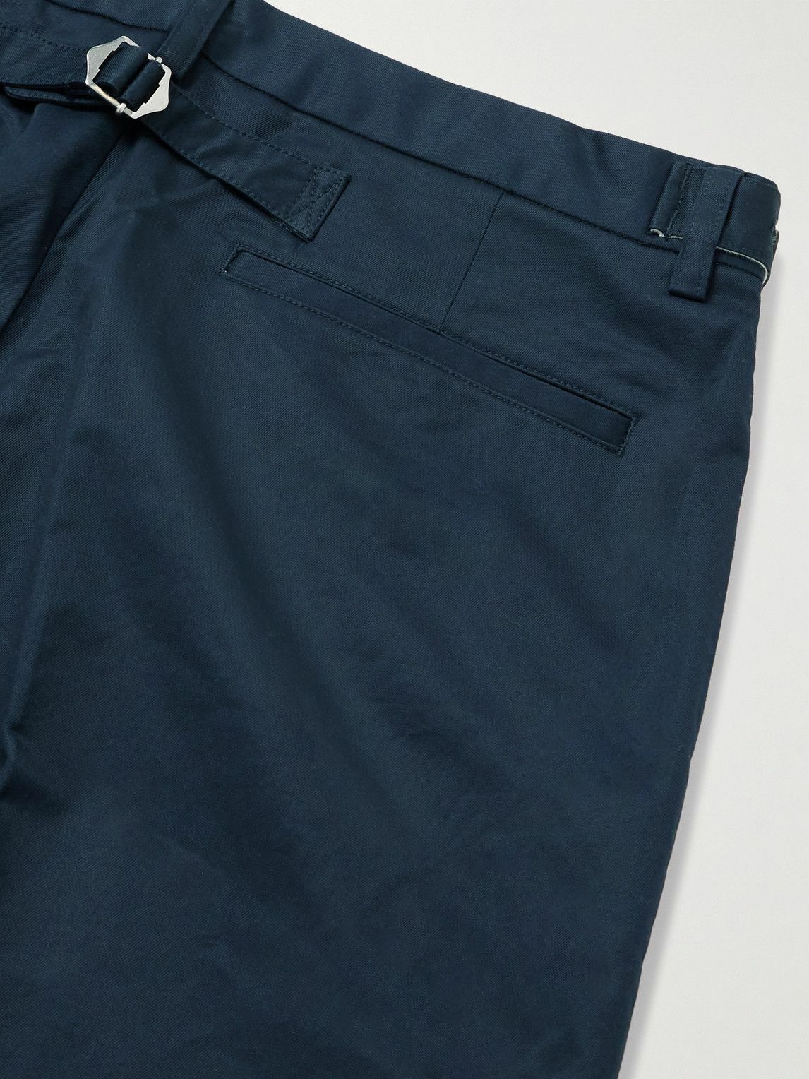 Beams Plus - Ivy Straight-Leg Cotton-Twill Trousers - Blue