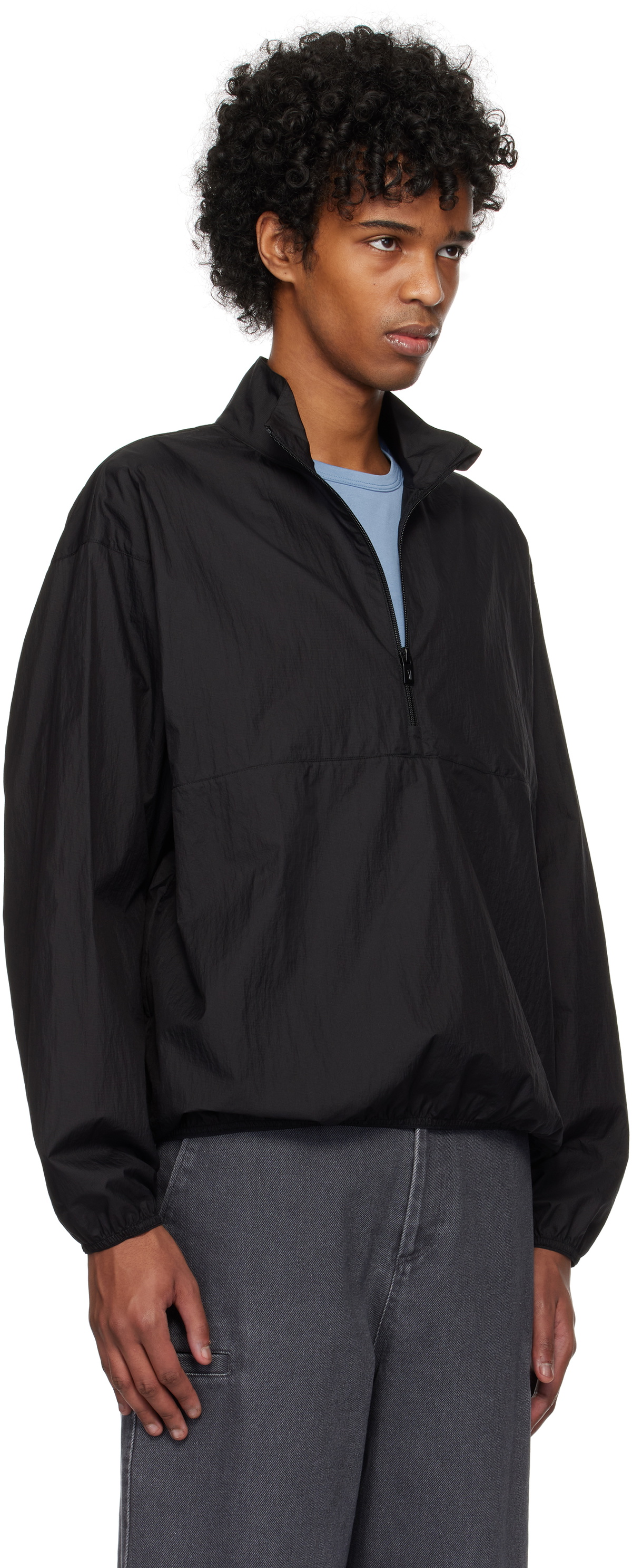 LE17SEPTEMBRE Black Re-Nylon Anorak