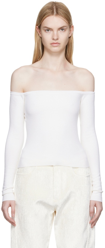 Photo: Gabriela Hearst Off-White Ameri Long-Sleeve T-Shirt