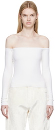 Gabriela Hearst Off-White Ameri Long-Sleeve T-Shirt