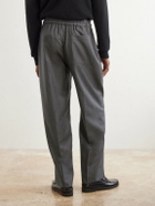Officine Générale - Nilson Straight-Leg Wool, Cashmere and Silk-Blend Suit Trousers - Gray