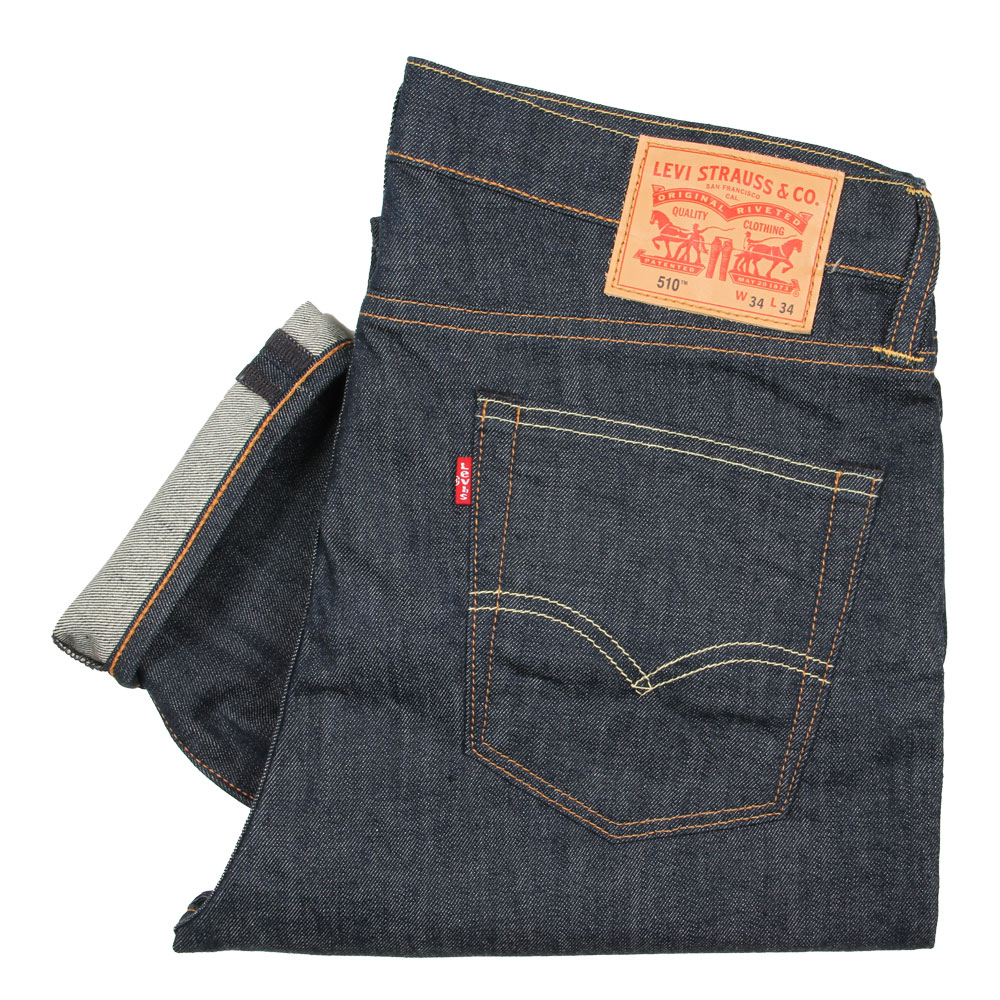 Levi's 510 raw denim on sale