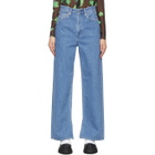 GANNI Blue Levis Edition High Loose Jeans