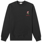 Alexander McQueen Rose Embroidered Crew Sweat