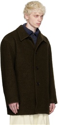 AMOMENTO Brown Buttoned Coat