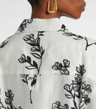 Jacquemus Jean floral linen bowling shirt