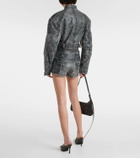 KNWLS Chain-detail leather jacket