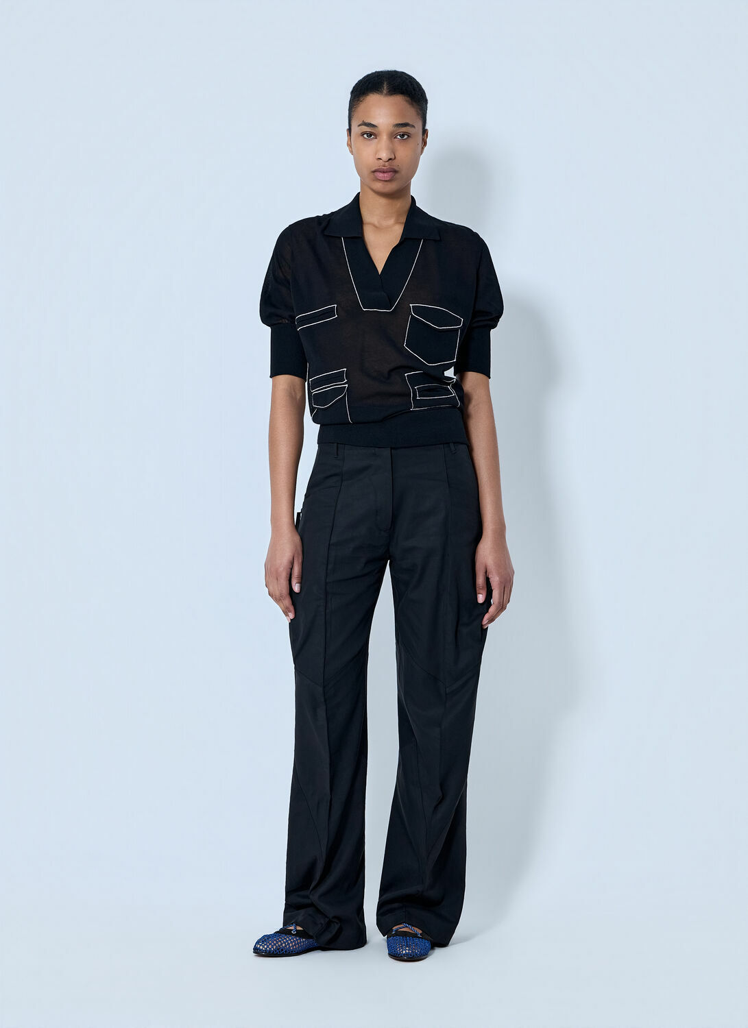 Kiko Kostadinov Kreiner Knit Polo