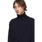 Maison Margiela Navy Cashmere Turtleneck