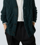 Zegna Cable-knit cashmere cardigan