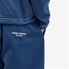 Stone Island Men's Marina Garment Dyed Sweat Shorts in Royal Blue