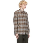 HOPE Beige Flannel Base Over Shirt