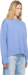 Guest in Residence Blue Cozy Crew Sweater