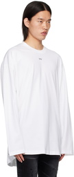 Off-White White Off Stamp Long Sleeve T-Shirt