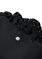 Simone Rocha Pillowcase Embroidered Padded Clutch - Black - One Size