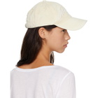 Acne Studios Beige Embroidered-Logo Cap