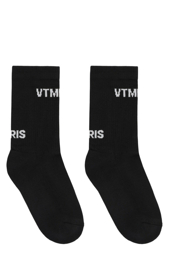 Photo: VETEMENTS Logo Cotton Blend Socks
