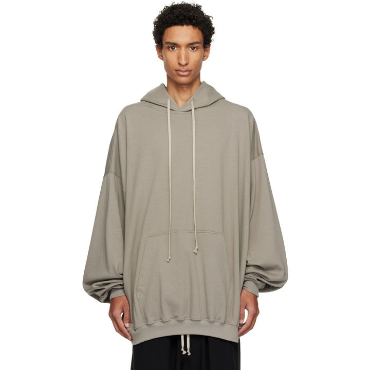 Photo: Rick Owens Taupe Tower Hun Hoodie