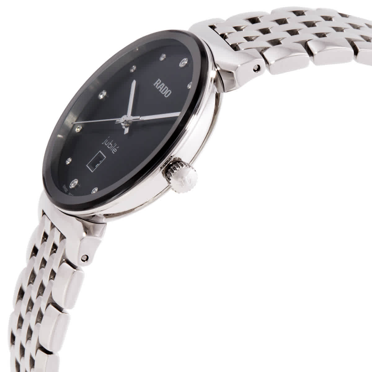 Rado Florence Classic Quartz Diamond Black Dial Ladies Watch R48913733