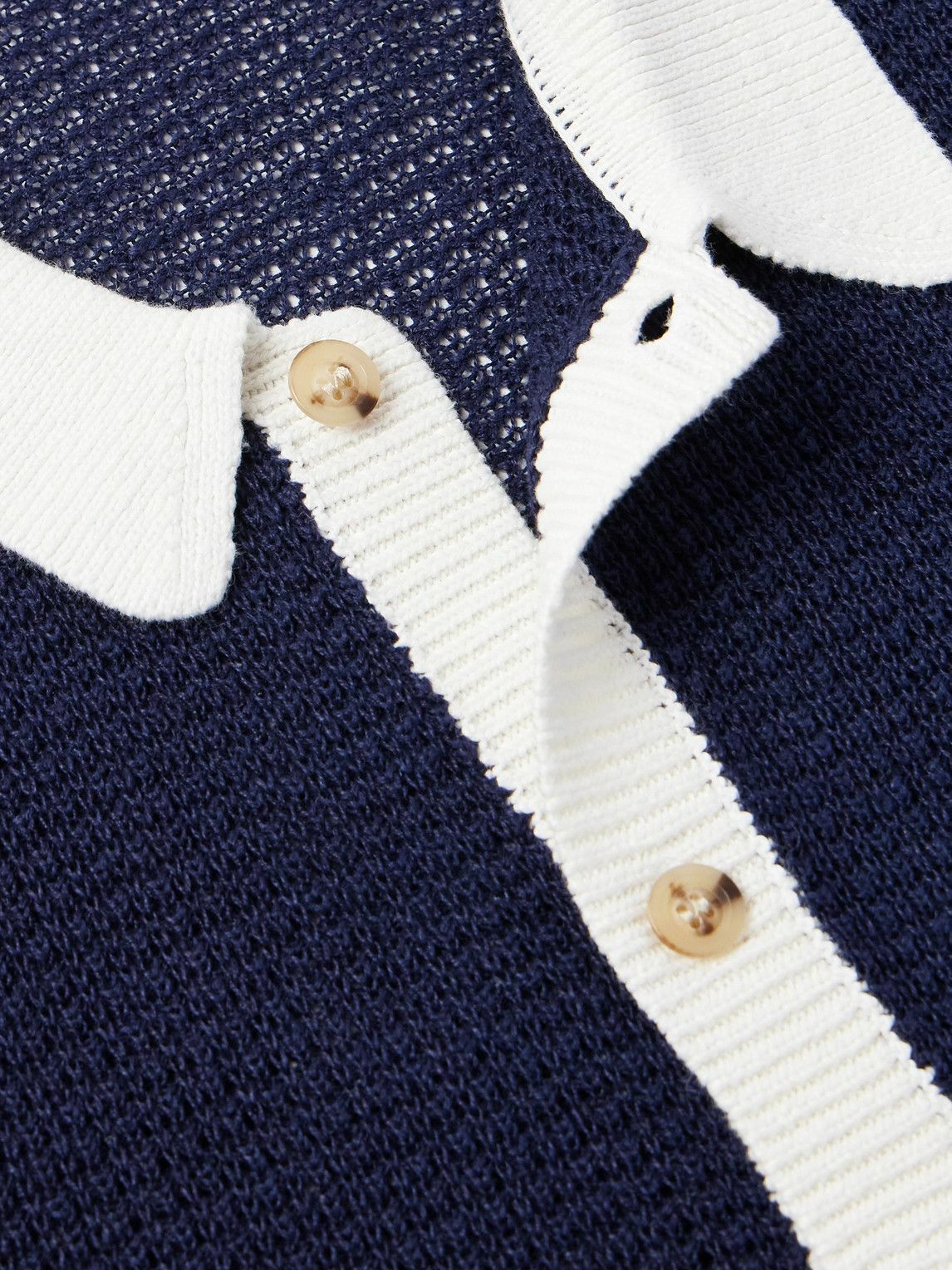 Onia - Two-Tone Linen Shirt - Blue