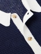 Onia - Two-Tone Linen Shirt - Blue