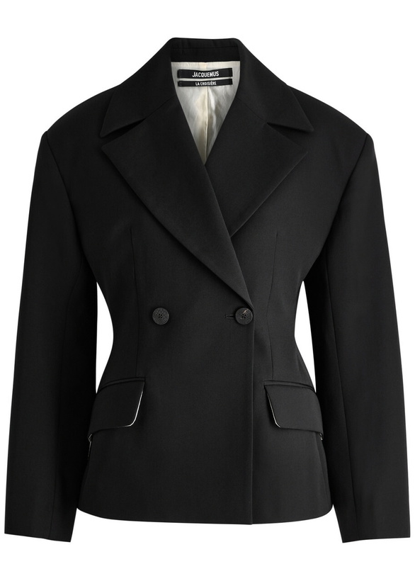 Photo: Jacquemus La Veste Norma Wool Blazer Black