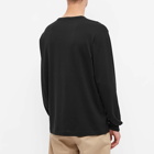 Acne Studios Men's Long Sleeve Eisen Face T-Shirt in Black