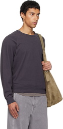 LEMAIRE Gray Crew Neck Sweatshirt