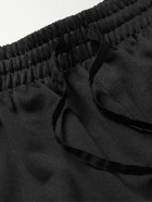 Lady White Co - Cotton-Blend Jersey Drawstring Shorts - Black