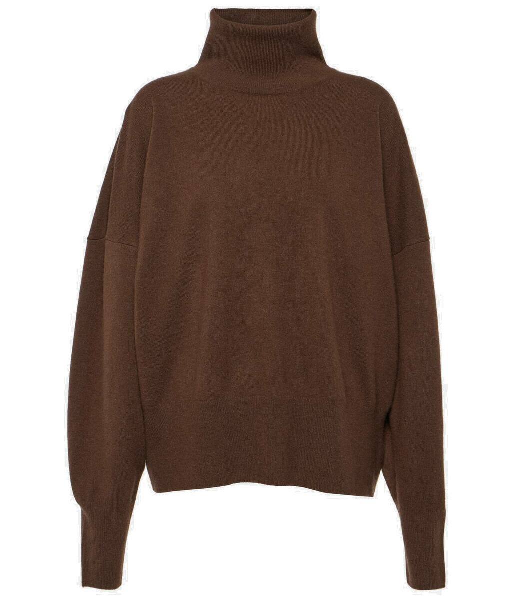 Toteme Women's Cashmere Turtleneck Brown