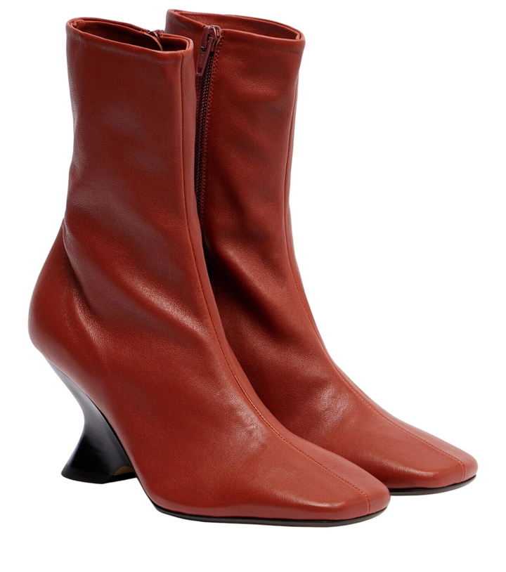 Photo: Dries Van Noten 75 leather ankle boots