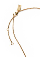 Coach Tea Rose Necklace - Gold - One Size