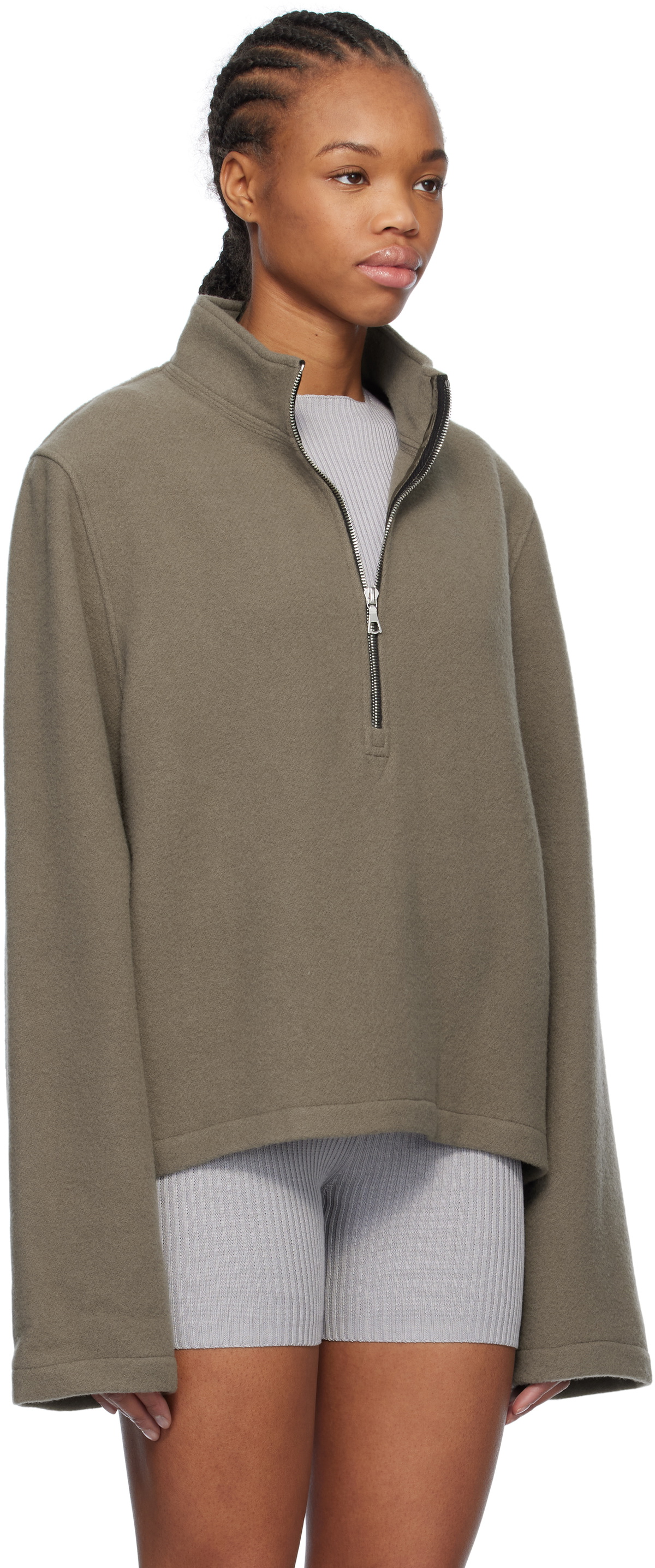 Travel Far & Wide Sweater in Taupe main image 1