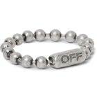 Off-White - Silver-Tone Ring - Silver
