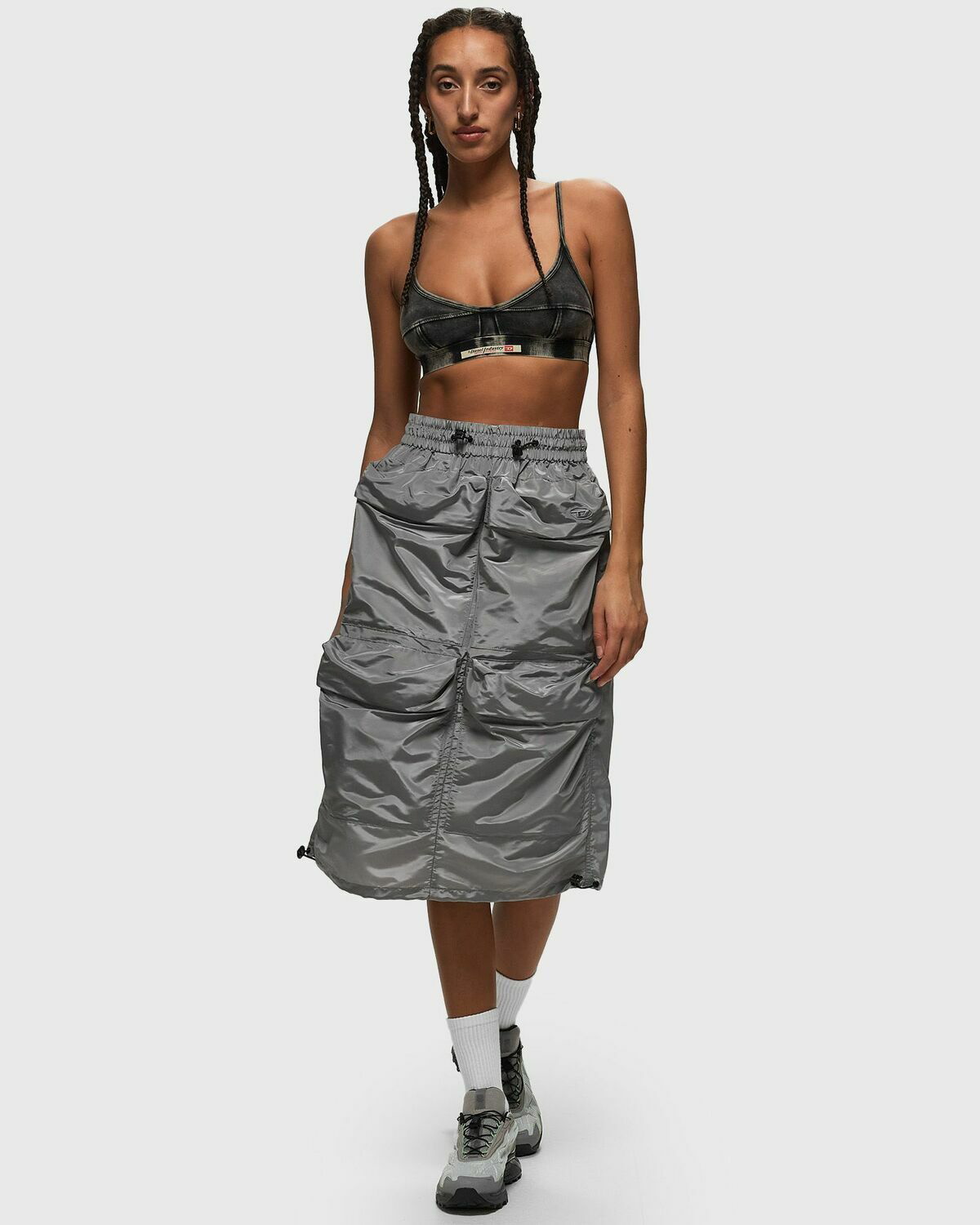 Diesel O Windy Grey Skirts Diesel