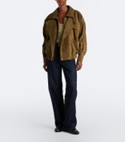 Saint Laurent Suede blouson jacket