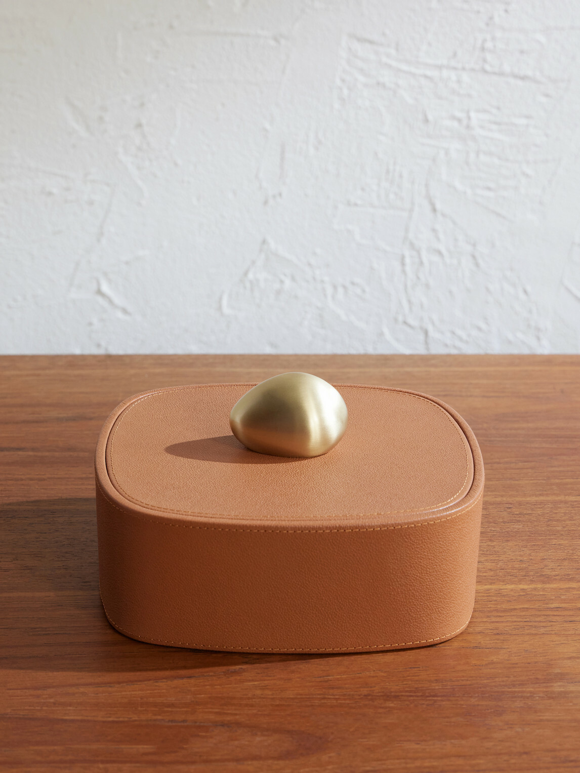Assouline - Pebbled Leather Trinket Box
