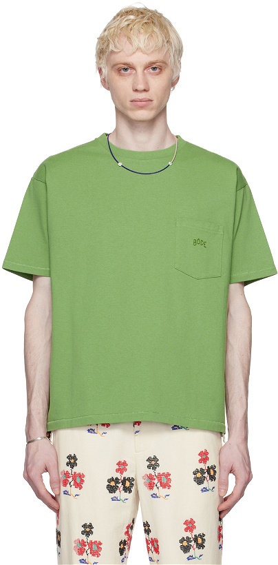 Photo: Bode Green Pocket T-Shirt