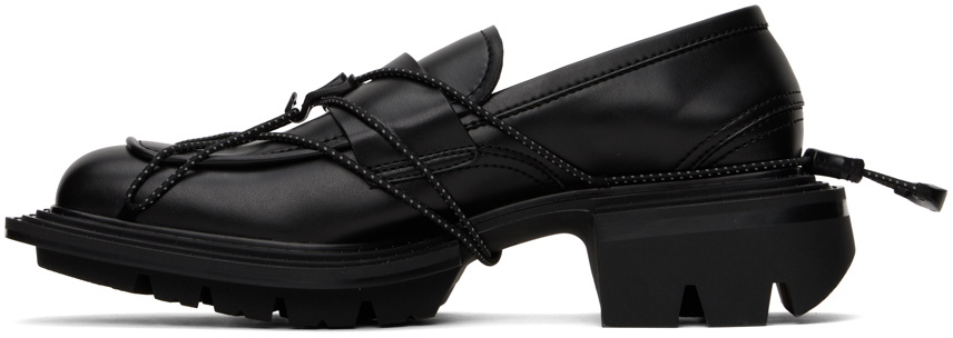 untitlab Black Reel Loafers