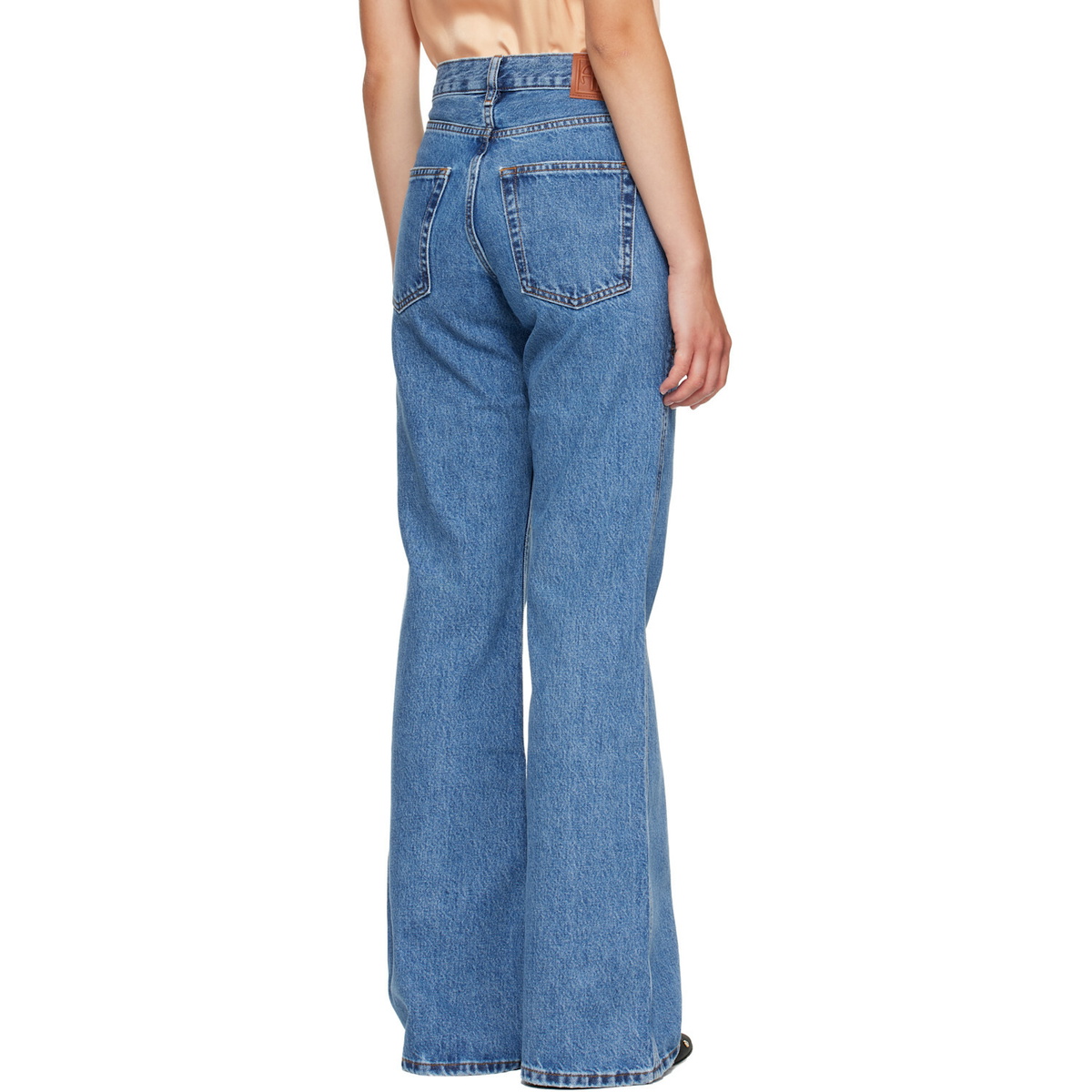 ANINE BING Blue Wyatt Jeans