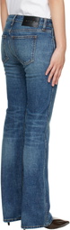 KHAITE Blue Conforti Jeans