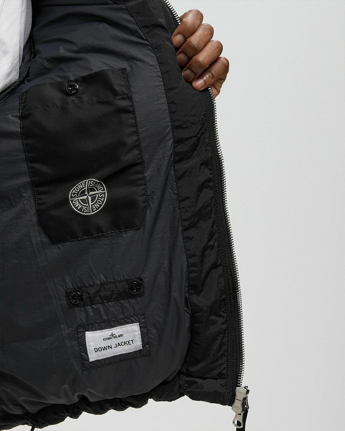 Stone Island JACKET Black Mens Down & Puffer Jacket