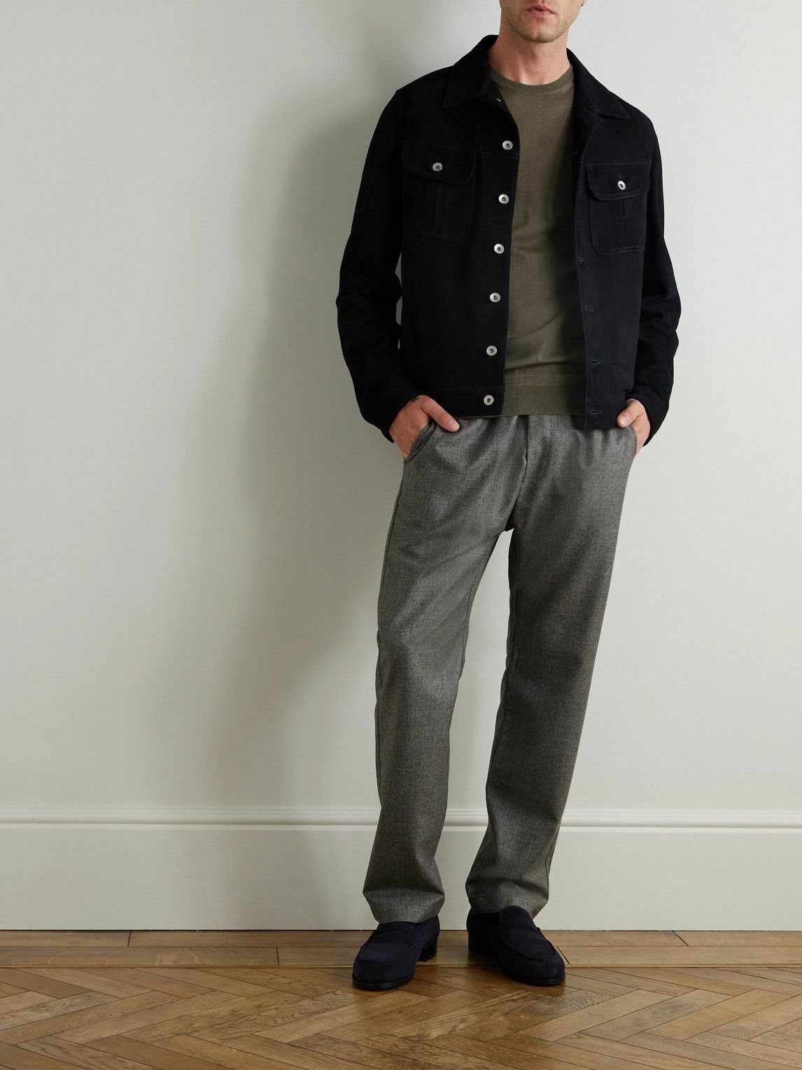 Barena - Ato Slim-Fit Merino Wool Sweater - Green