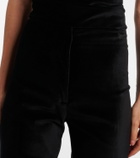 Tove Roux cotton-blend velvet flared pants