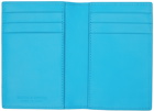 Bottega Veneta Blue Flap Card Case