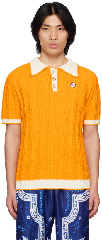 Photo: Casablanca Yellow Patch Polo