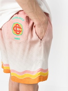 CASABLANCA - Printed Drawstring Silk Shorts