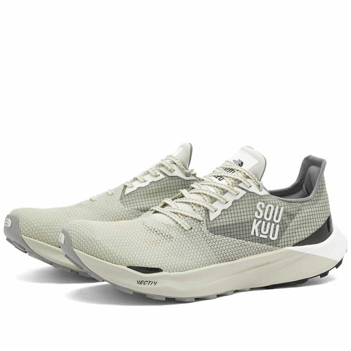 Photo: The North Face Men's x Undercover Vectiv Sky Sneakers in Tnf White