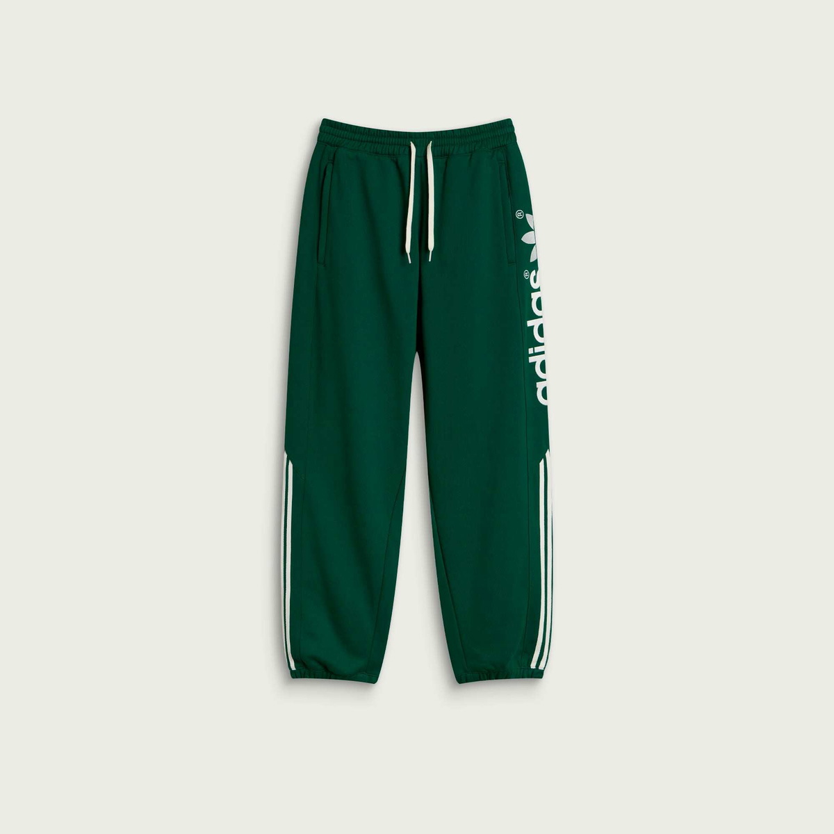Adidas Men's Block Sweatpant in Dark Green